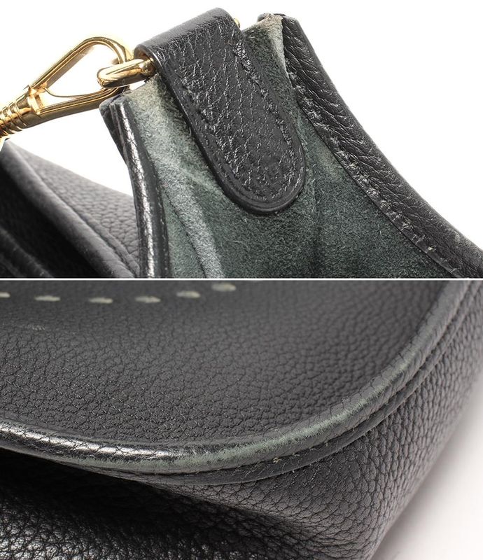 Hermes Shoulder Bag Shoulder Bag Engraved □P Gold Hardware Evelyn 1 GM Women's