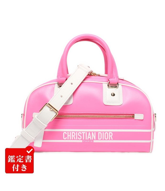 Christian Dior 2way Handbag Shoulder Bag Shoulder D-Vibe Bow Ring Bag Women