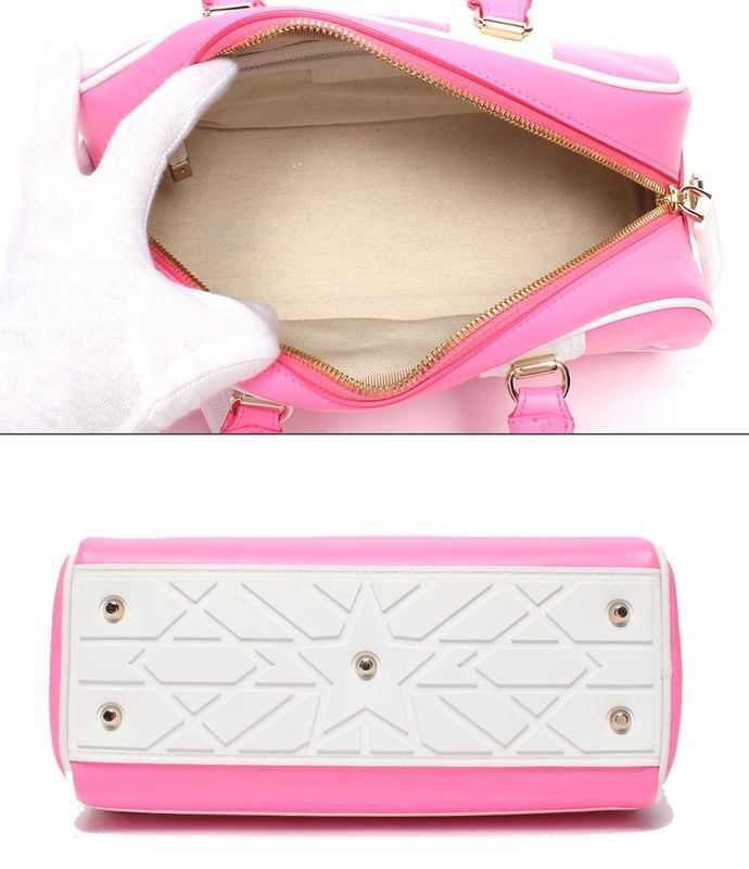 Christian Dior 2way Handbag Shoulder Bag Shoulder D-Vibe Bow Ring Bag Women