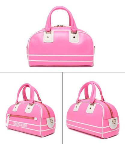 Christian Dior 2way Handbag Shoulder Bag Shoulder D-Vibe Bow Ring Bag Women