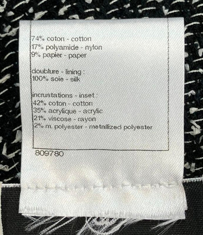 Chanel Sleeveless Tweed Dress Women's Size 38 Chanel