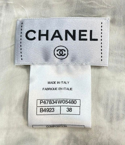 Chanel Sleeveless Tweed Dress Women's Size 38 Chanel