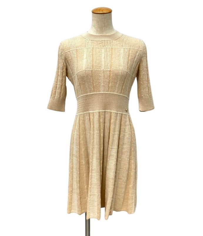 Chanel Knit Dress P59823k07804 Women's Size 36 (S) Chanel