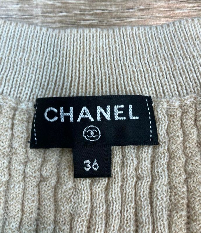 Chanel Knit Dress P59823k07804 Women's Size 36 (S) Chanel