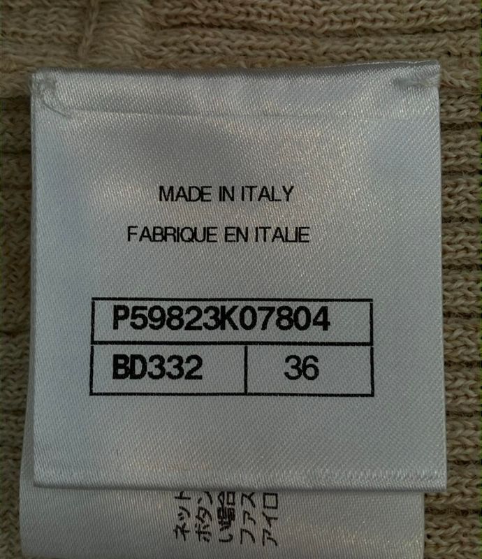 Chanel Knit Dress P59823k07804 Women's Size 36 (S) Chanel