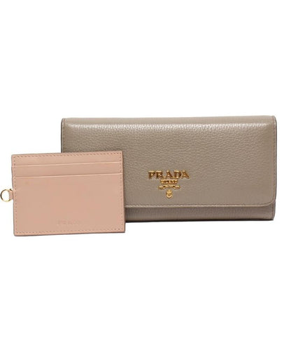 Prada Long Wallet With Card Case Ladies Prada