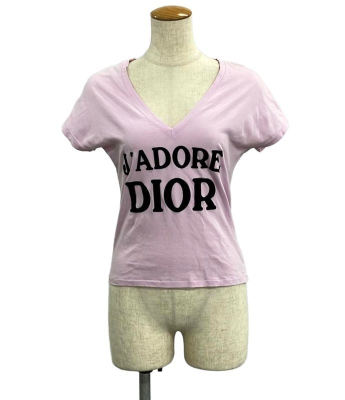 Christian Dior French Sleeve T-Shirt Galliano Period Women Size 36 (XS)