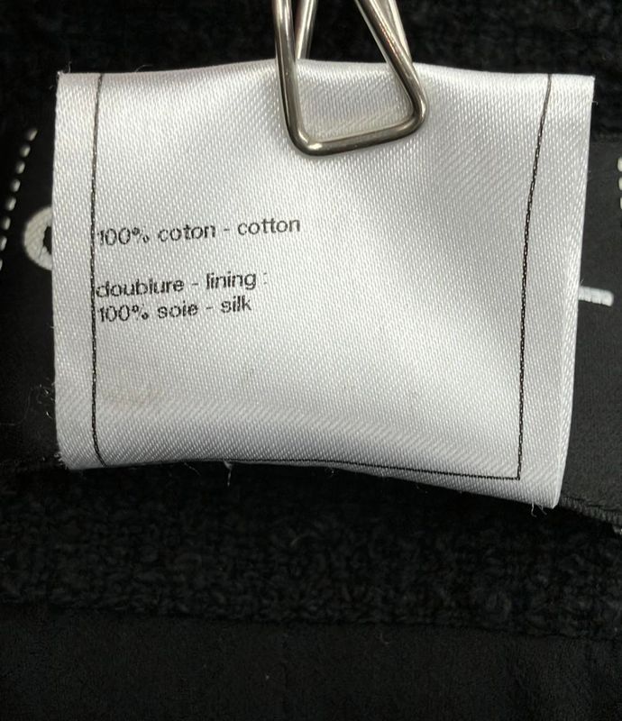 Chanel Collarless Jacket Tweed P45580v31742 Women's Size 36 (S) Chanel