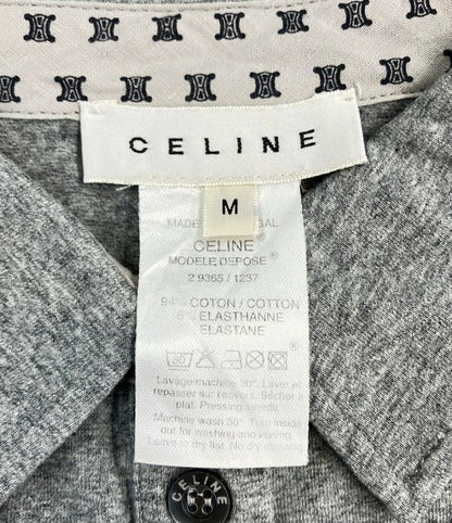 Celine Short Sleeve Polo Shirt Triomphe Embroidery 29365 1237 Womens SIZE M