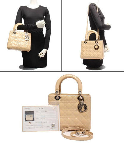 Christian Dior 2-way Handbag Shoulder Bag Shoulder Women Christian Dior