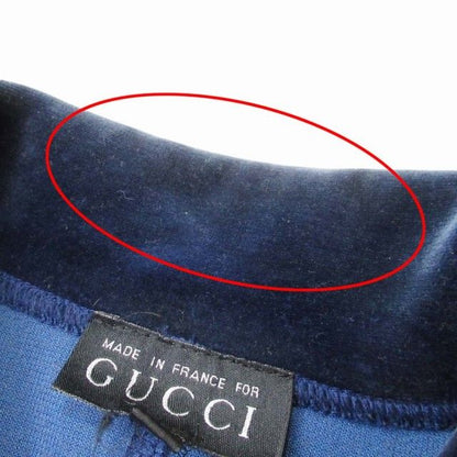 1995 Vintage Old Gucci Tom Ford Period Velvet Shirt Jacket Silver Buttons