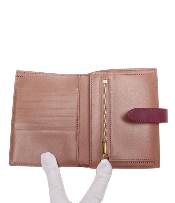 Celine Bifold Wallet Medium Strap Wallet Women's Celine
