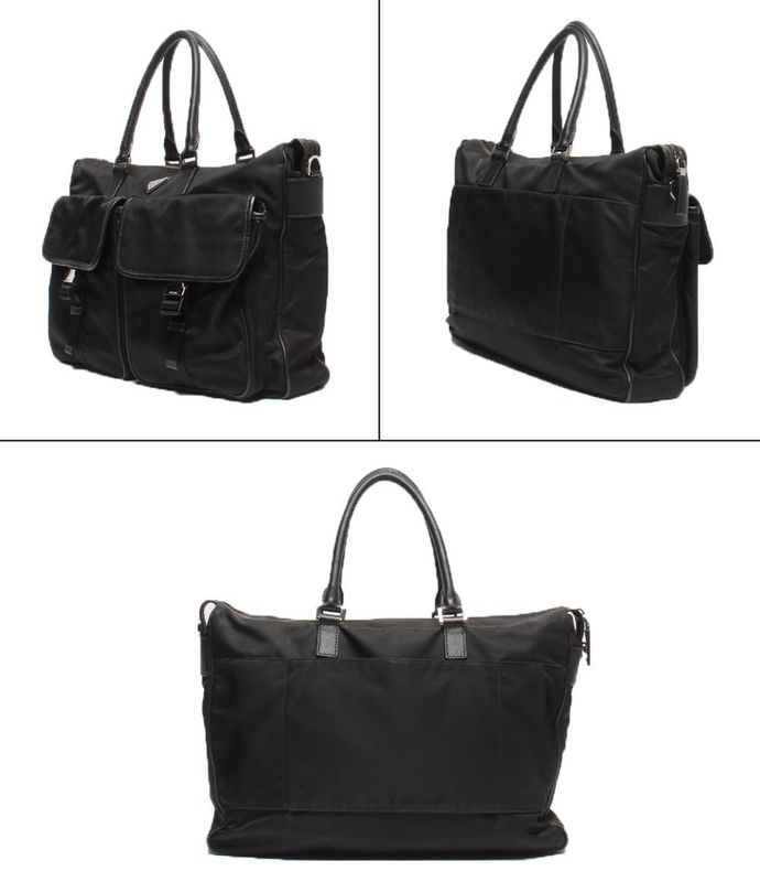 Prada 2way Briefcase Business Bag Shoulder Bag Crossbody 2ve017 Men's Prada