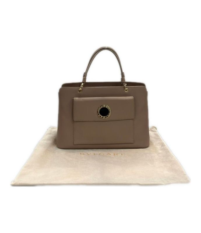 Bvlgari 2wayleather Handbag Shoulder Bag Crossbody Women Bvlgari