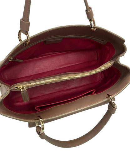 Bvlgari 2wayleather Handbag Shoulder Bag Crossbody Women Bvlgari