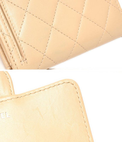 Chanel Trifold Wallet Silver Hardware Classic Small Flap Wallet Women's Chanel