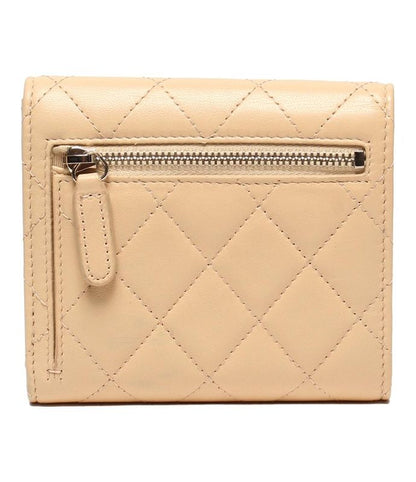 Chanel Trifold Wallet Silver Hardware Classic Small Flap Wallet Women's Chanel