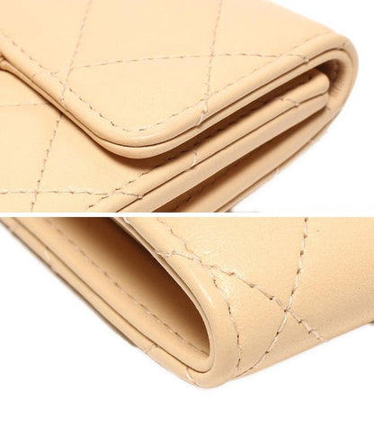 Chanel Trifold Wallet Silver Hardware Classic Small Flap Wallet Women's Chanel