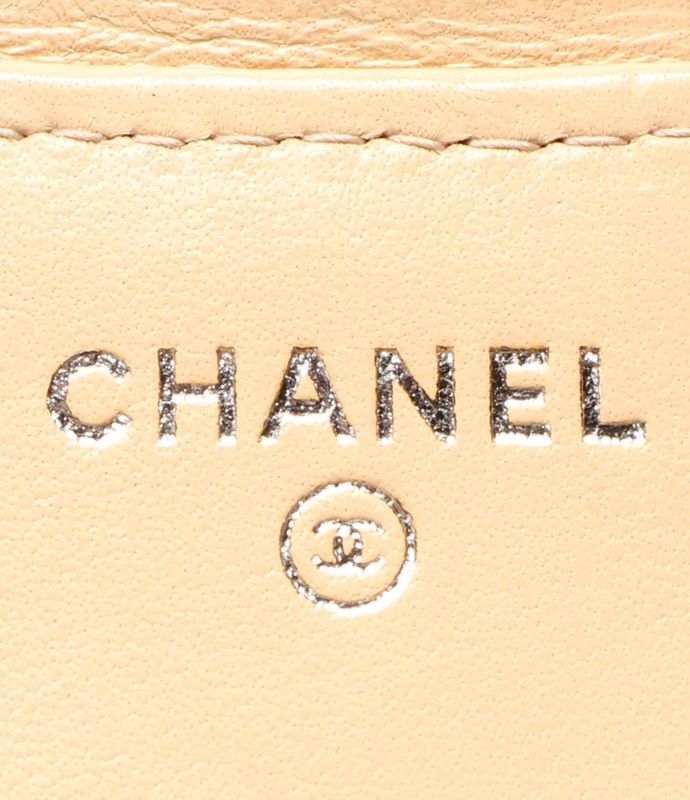 Chanel Trifold Wallet Silver Hardware Classic Small Flap Wallet Women's Chanel