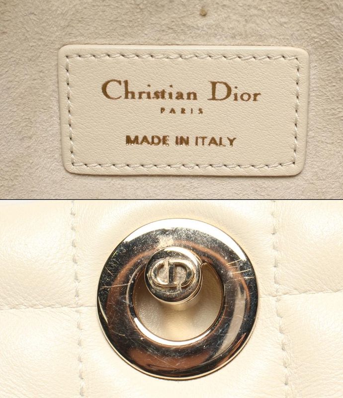 Christian Dior Tote Handbag Arch Cannage Women Christian Dior