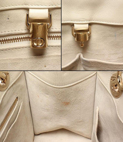 Christian Dior Tote Handbag Arch Cannage Women Christian Dior