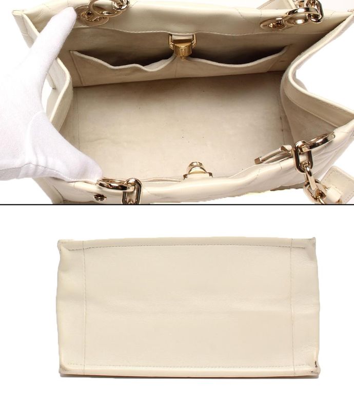 Christian Dior Tote Handbag Arch Cannage Women Christian Dior