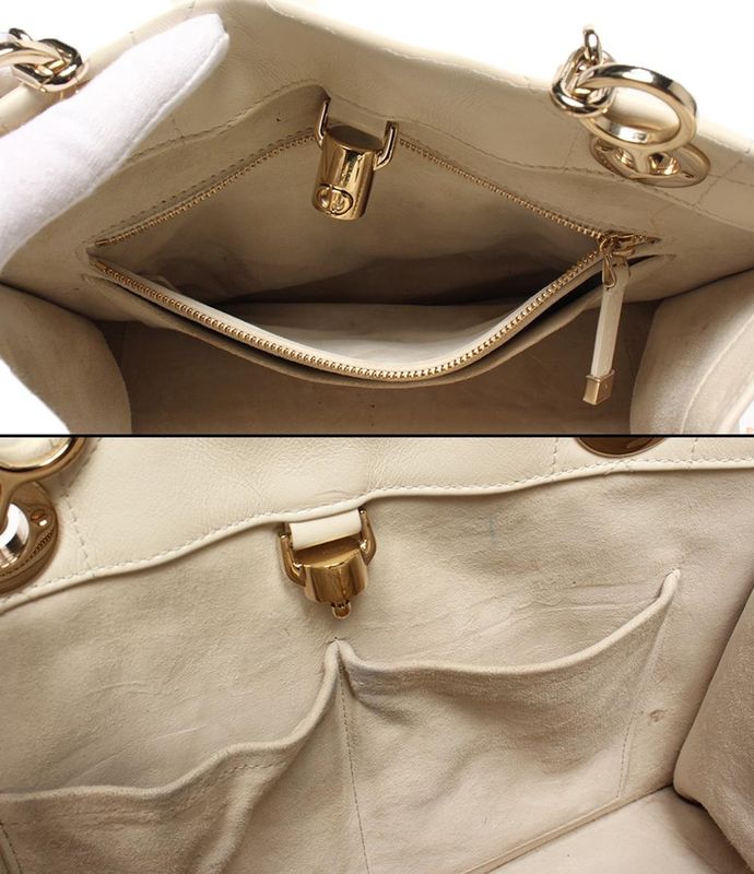 Christian Dior Tote Handbag Arch Cannage Women Christian Dior