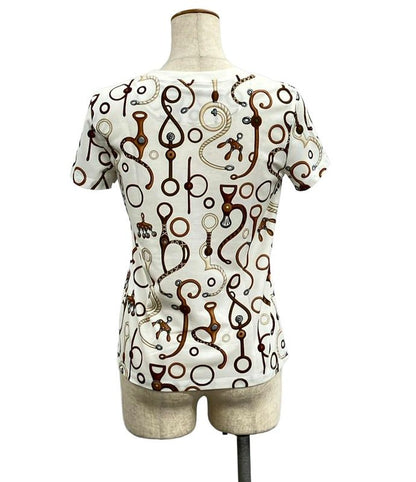 Hermes Short Sleeve T-Shirt Womens Size 34 (S) Hermes