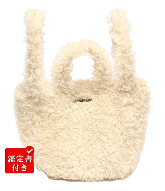 Balenciaga 2way Handbag Shoulder Bag Crossbody Faux Fur Everyday 2.0 XS North