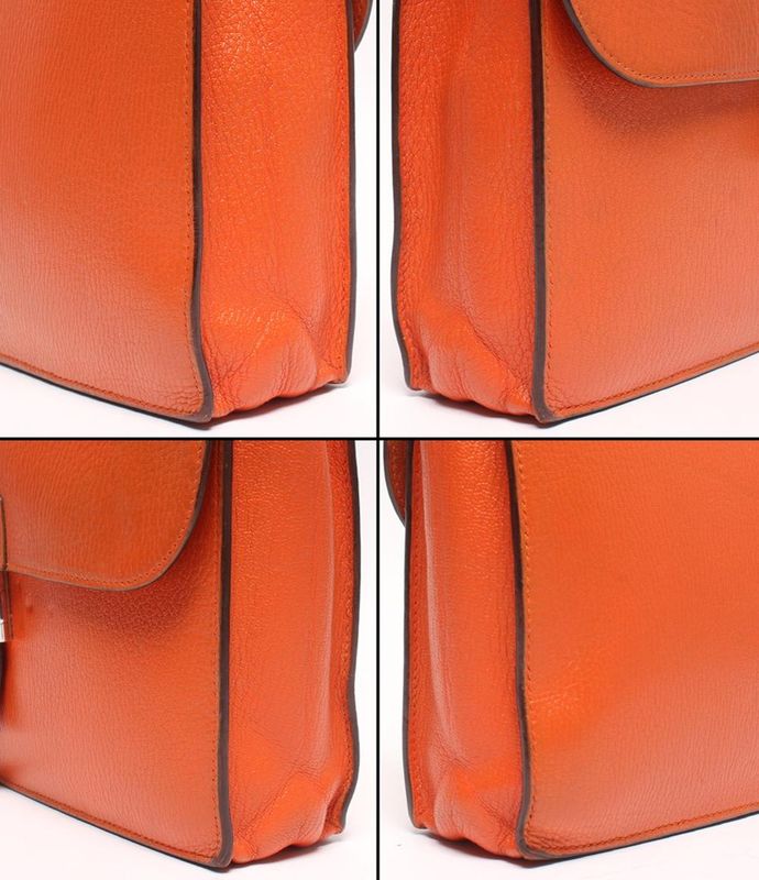 Hermes Business Bag Briefcase Engraved I Silver Hardware Sac a Depeches 27