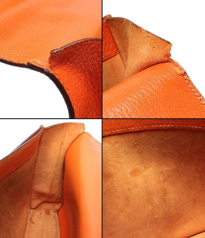 Hermes Business Bag Briefcase Engraved I Silver Hardware Sac a Depeches 27