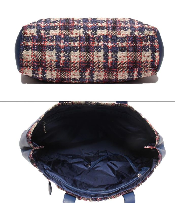 Chanel Tote Bag Silver Hardware Women's Chanel