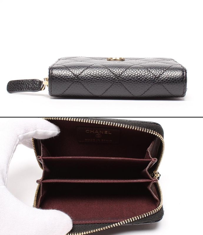 Chanel Coin Case Coin Purse Caviar Skin Matelasse Ap0216 Ladies Chanel