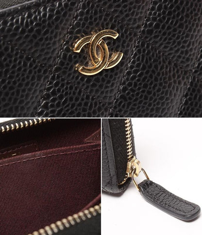 Chanel Coin Case Coin Purse Caviar Skin Matelasse Ap0216 Ladies Chanel