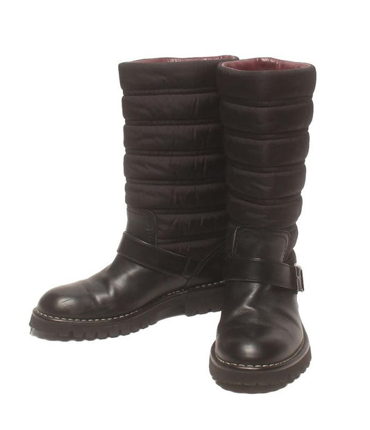 Chanel Engineer Boots G29477 Womens SIZE 37 Chanel