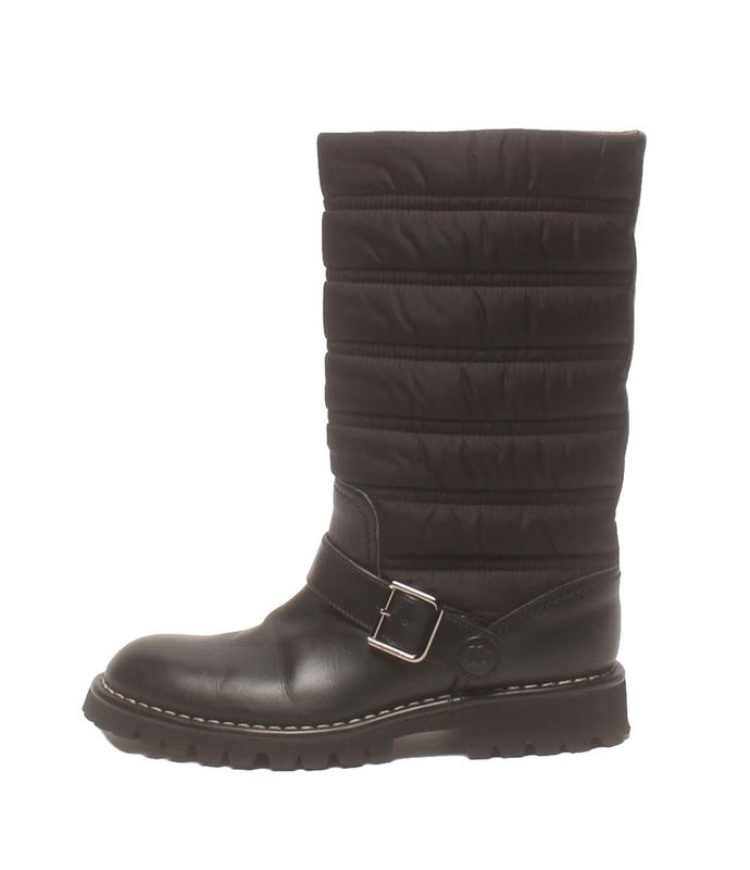 Chanel Engineer Boots G29477 Womens SIZE 37 Chanel