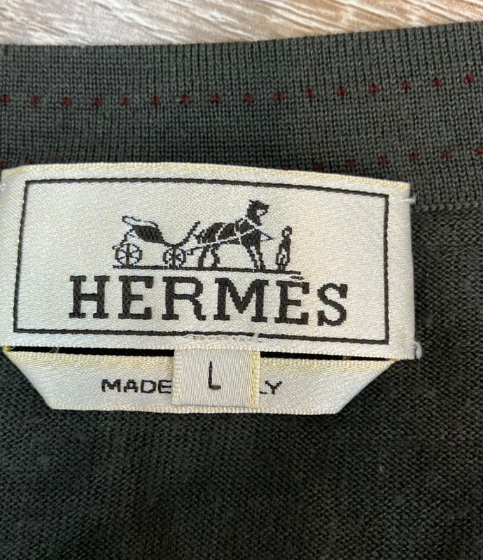 Hermes Long Sleeve Knit Men's Size L (L) Hermes