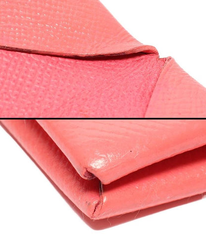 Hermes Card Case Stamped a Silver Hardware Calvi Ladies Hermes