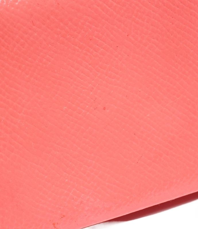 Hermes Card Case Stamped a Silver Hardware Calvi Ladies Hermes