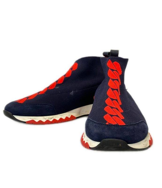 Hermes Mid-Cut Sock Sneakers Volo Women's Size 37 (L) Hermes