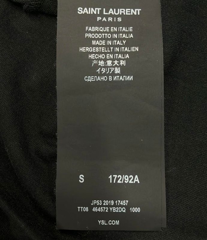 Saint Laurent Paris Short Sleeve T-Shirt Women's Size S (S) Saint Laurent Paris