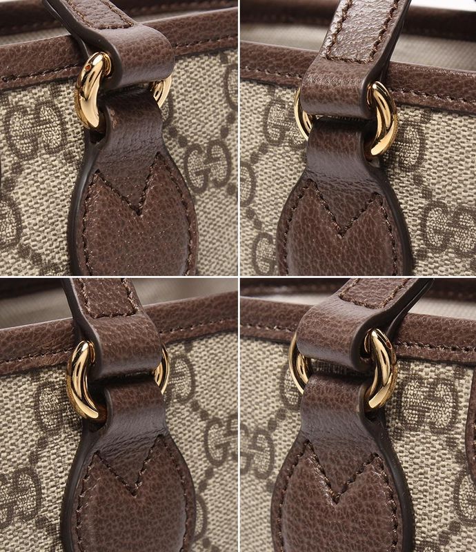 Gucci 2way Handbag Shoulder Bag Small Tote Crossbody Double G Off Dear 811716