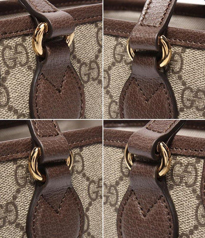 Gucci 2way Handbag Shoulder Bag Small Tote Crossbody Double G Off Dear 811716