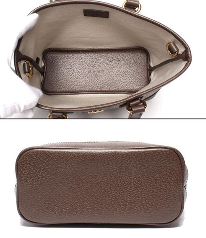 Gucci 2way Handbag Shoulder Bag Small Tote Crossbody Double G Off Dear 811716