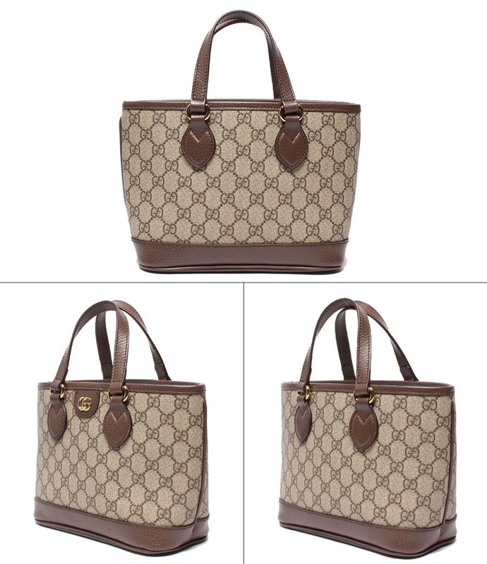 Gucci 2way Handbag Shoulder Bag Small Tote Crossbody Double G Off Dear 811716