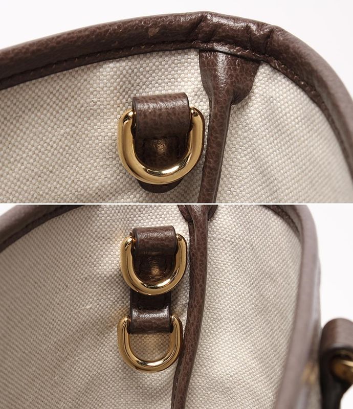 Gucci 2way Handbag Shoulder Bag Small Tote Crossbody Double G Off Dear 811716