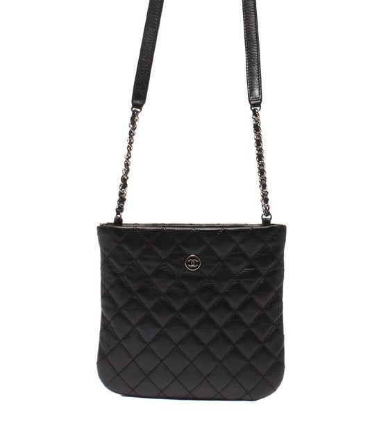 Chanel Pochette Shoulder Bag Crossbody Coco Button Women Chanel