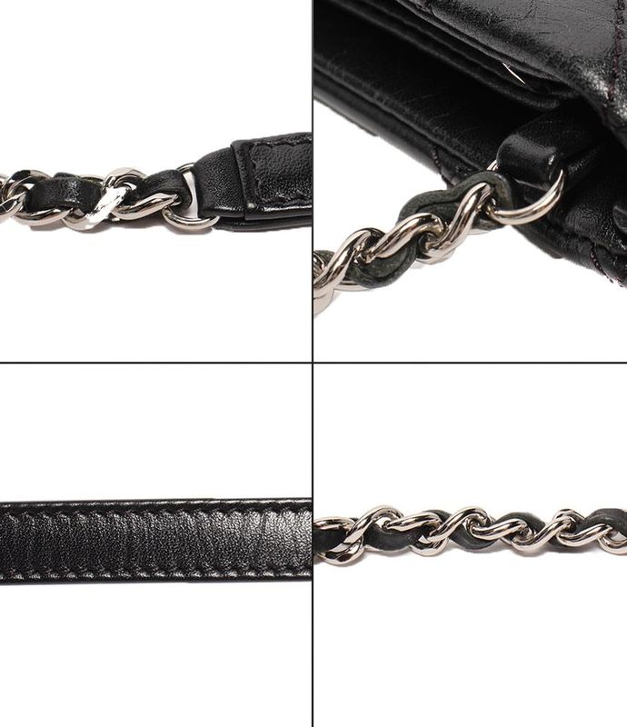 Chanel Pochette Shoulder Bag Crossbody Coco Button Women Chanel