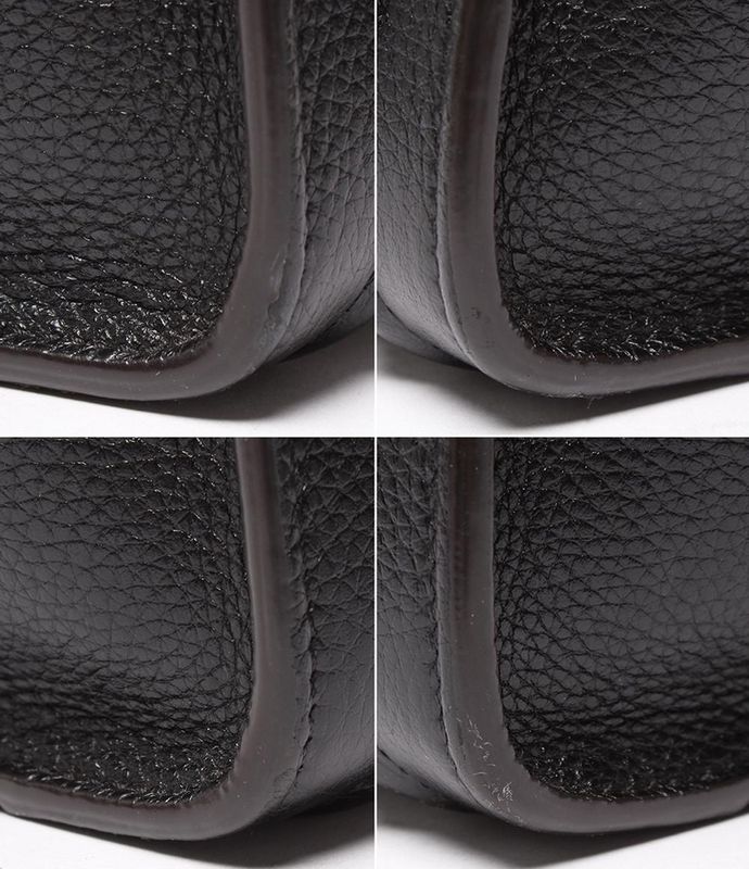 Celine 2way Handbag Shoulder Bag Crossbody Silver Hardware Drum Calf Luggage