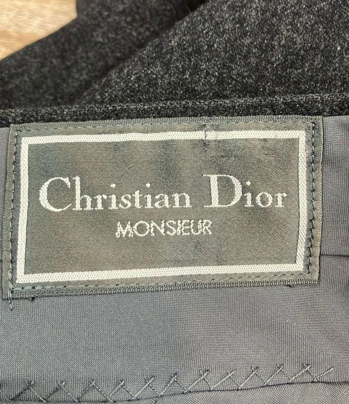 Exclusive Christian Dior Center Press Slacks Pants Men's SIZE 86 (L) Christian